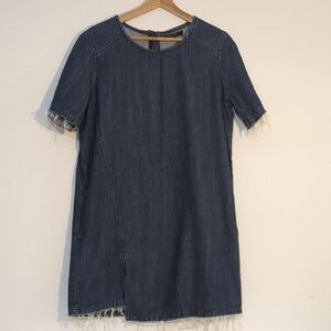All Saints Blue Denim Dress